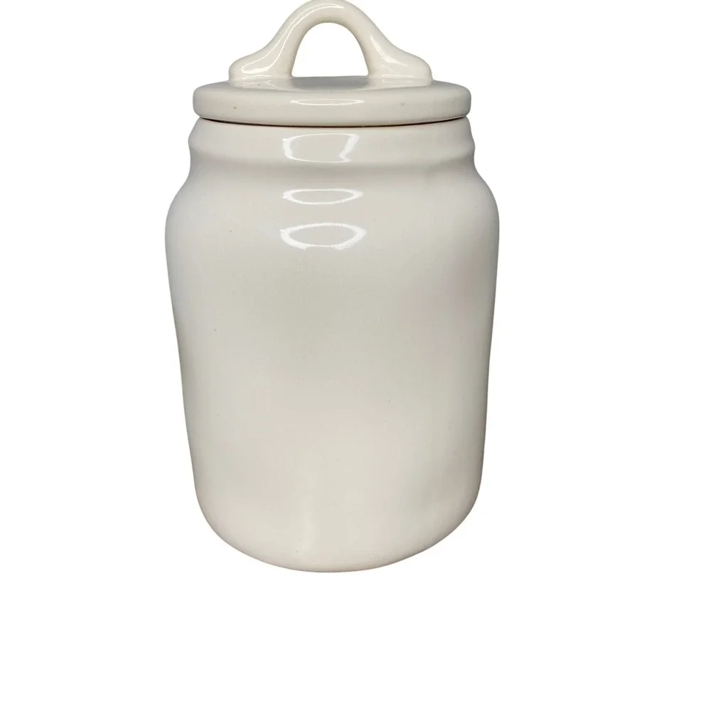 Rae Dunn‎ Candy Hearts Ceramic Jar with Lid Valentine's Day Kitchen Decor